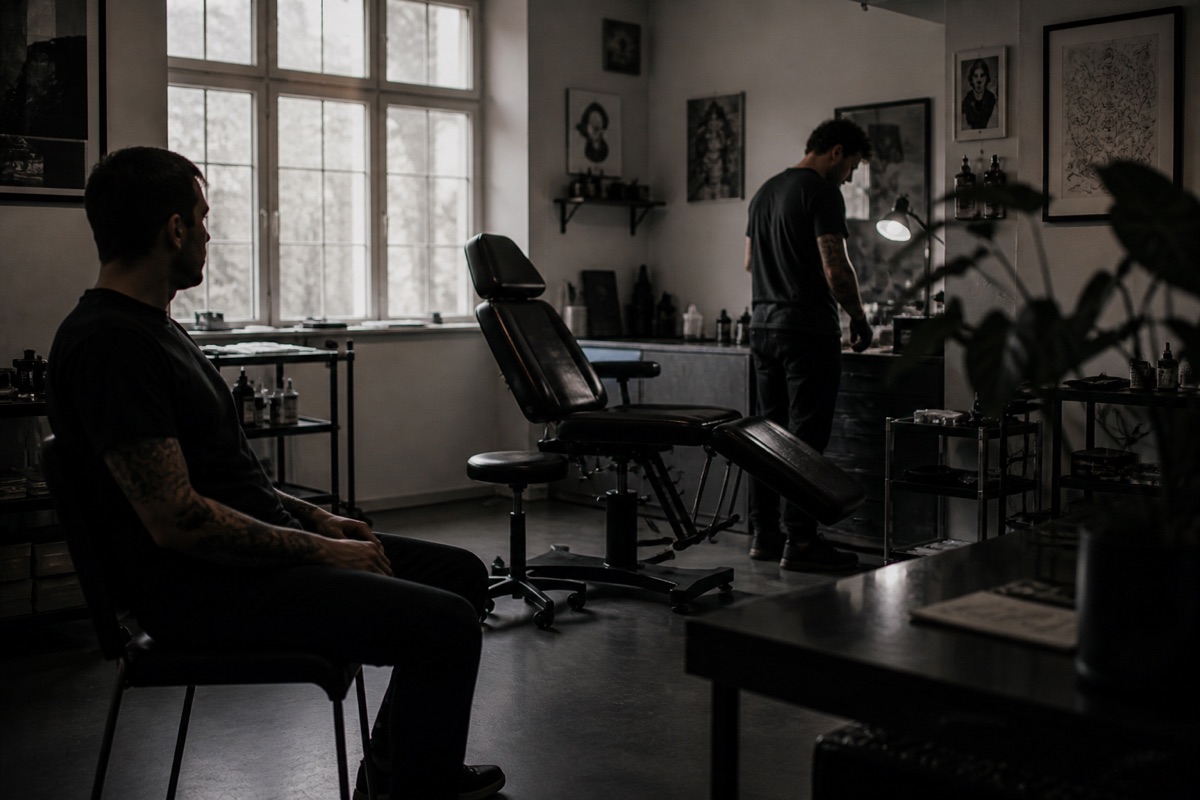 Atmosphäre der Piercing & Tattoo Lounge Kiel - ruhiges Studio