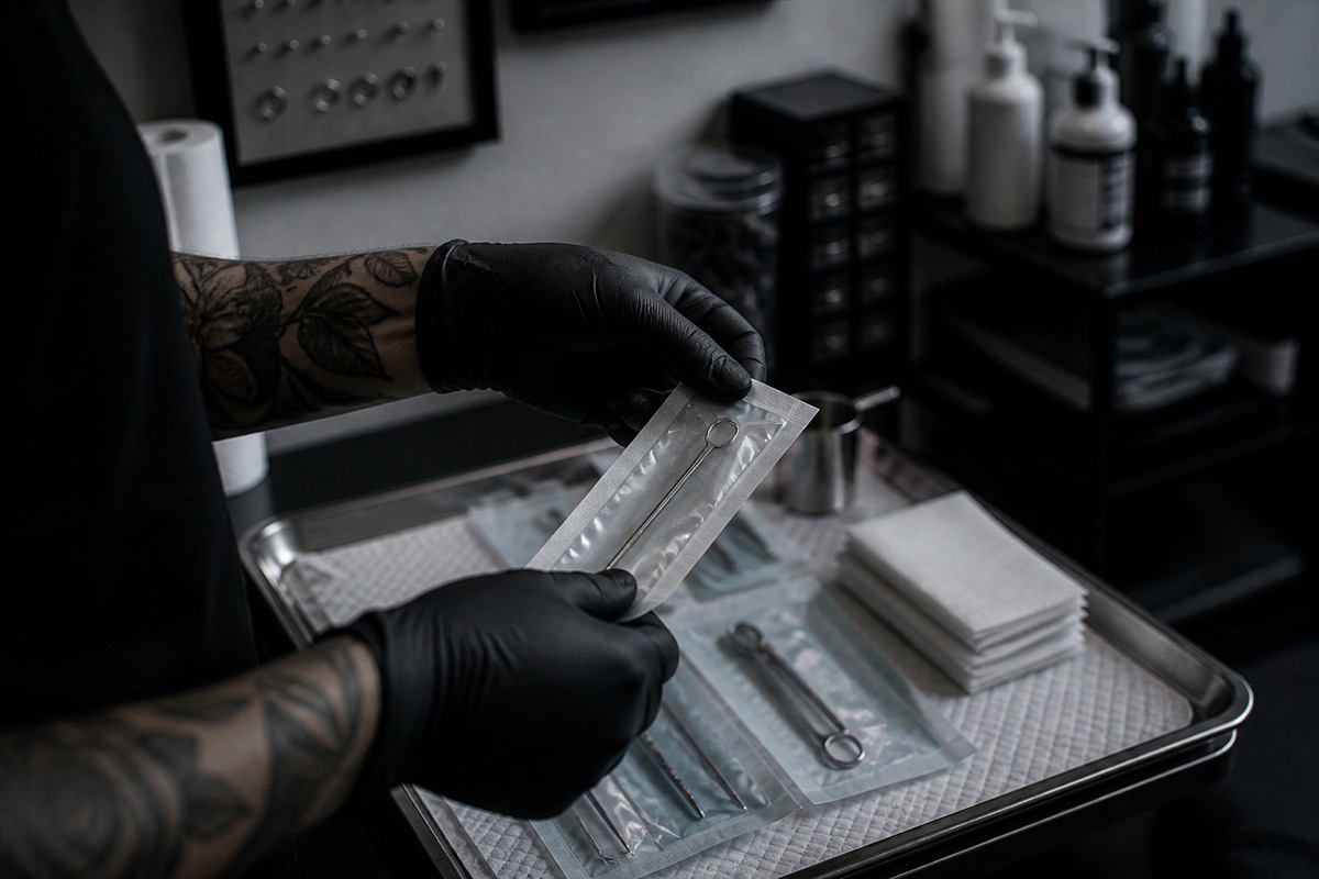 Sterile Piercing-Instrumente und hochwertiger Piercingschmuck - Lounge Kiel